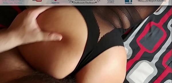  Queefing Fetish Excellent Ass Wraping Stocking For POV Doggy Style Fucking